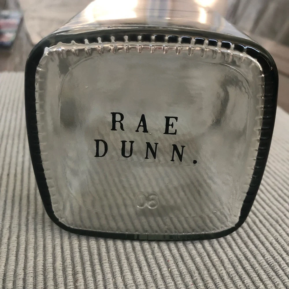 Rae Dunn CHILL Glass Bail & Trigger Bottle Decanter 33.8 OZ